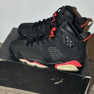 Infrared Jordan 6s Size 8.5